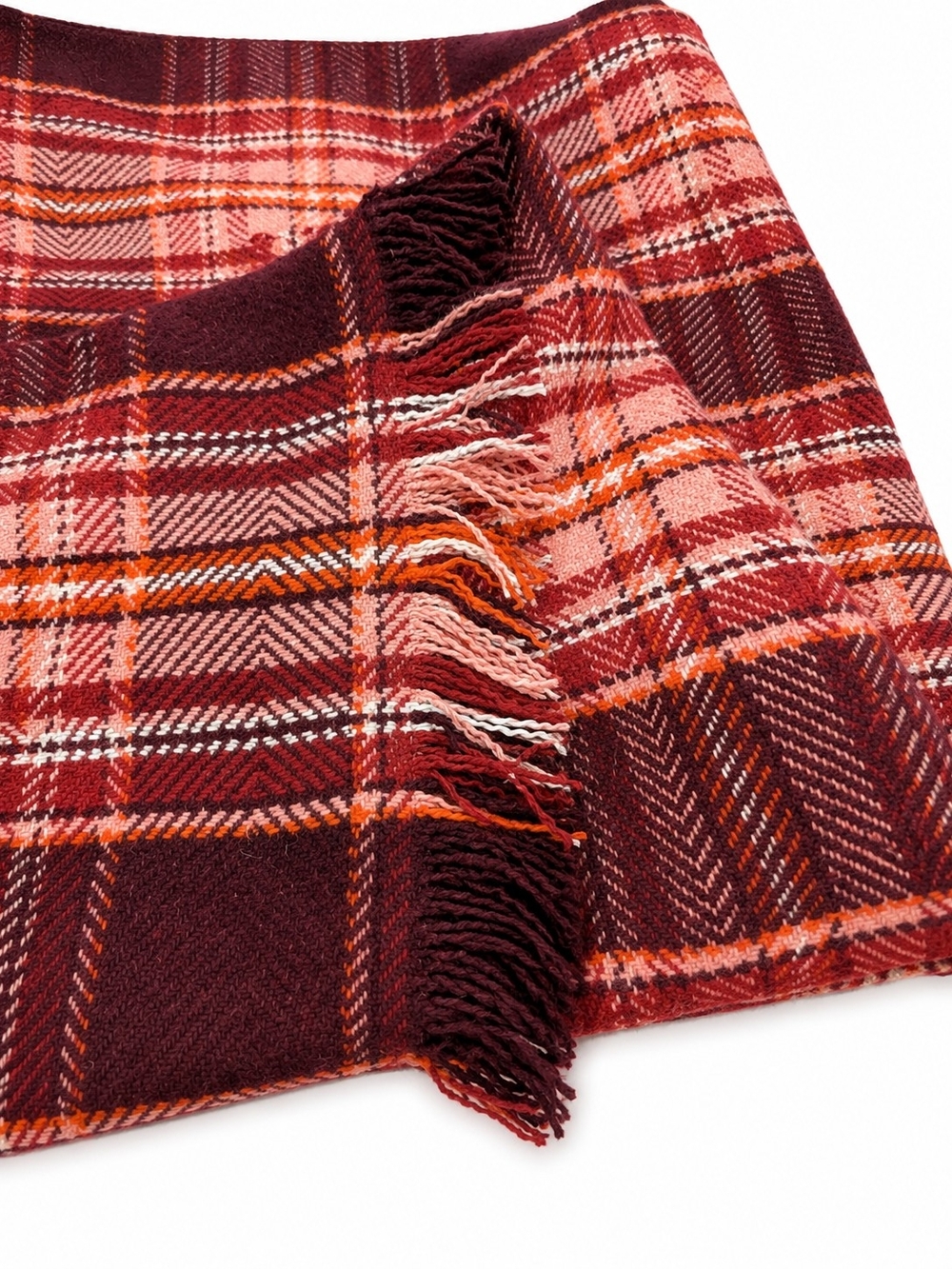 St Johns Bay Plaid Fringe A-Line Skirt - Picture 4 of 5